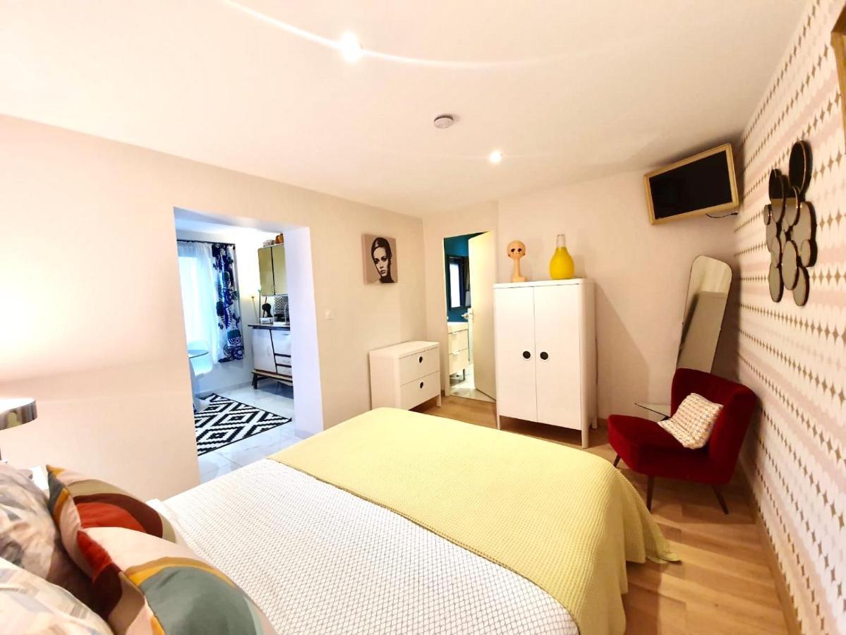 La Maison Pop Appartement Meuble Independant Avec Jardin Romans-sur-Isere Ngoại thất bức ảnh